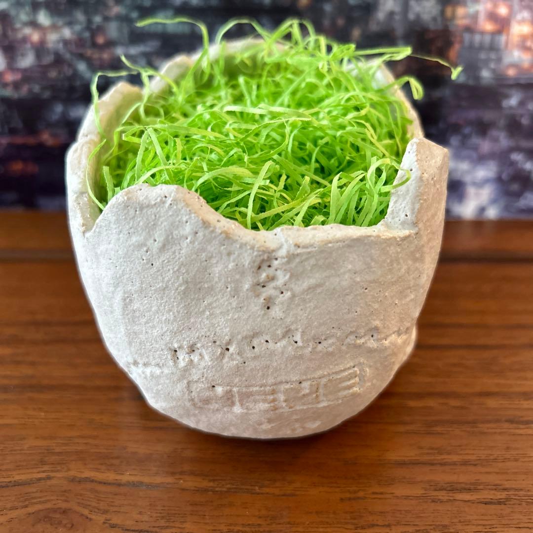スカル型 プランター ／ 植木鉢