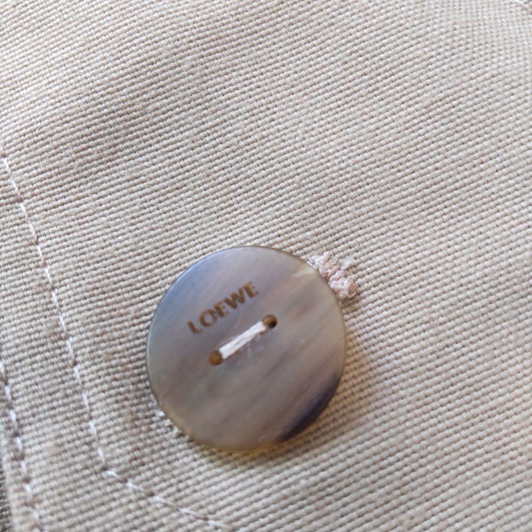 美品 ロエベ ツイードカラー 2way マキシ丈 トレンチコート ベルト付