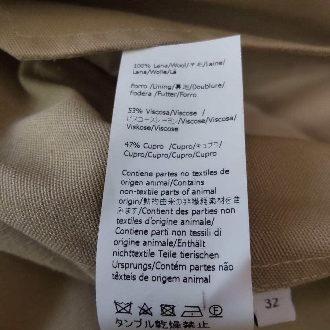 美品 ロエベ ツイードカラー 2way マキシ丈 トレンチコート ベルト付