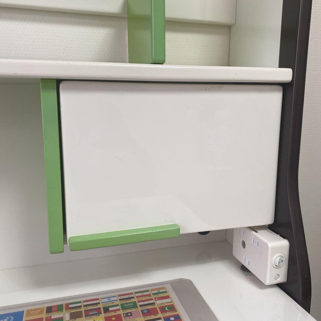 ▪️くろがね学習机▪️上質ランク▪️LED調光ライト付きコンポーネントデスク▪️クロガネ