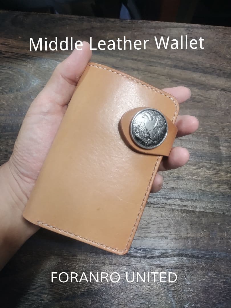 小物 Middle Leather Wallet