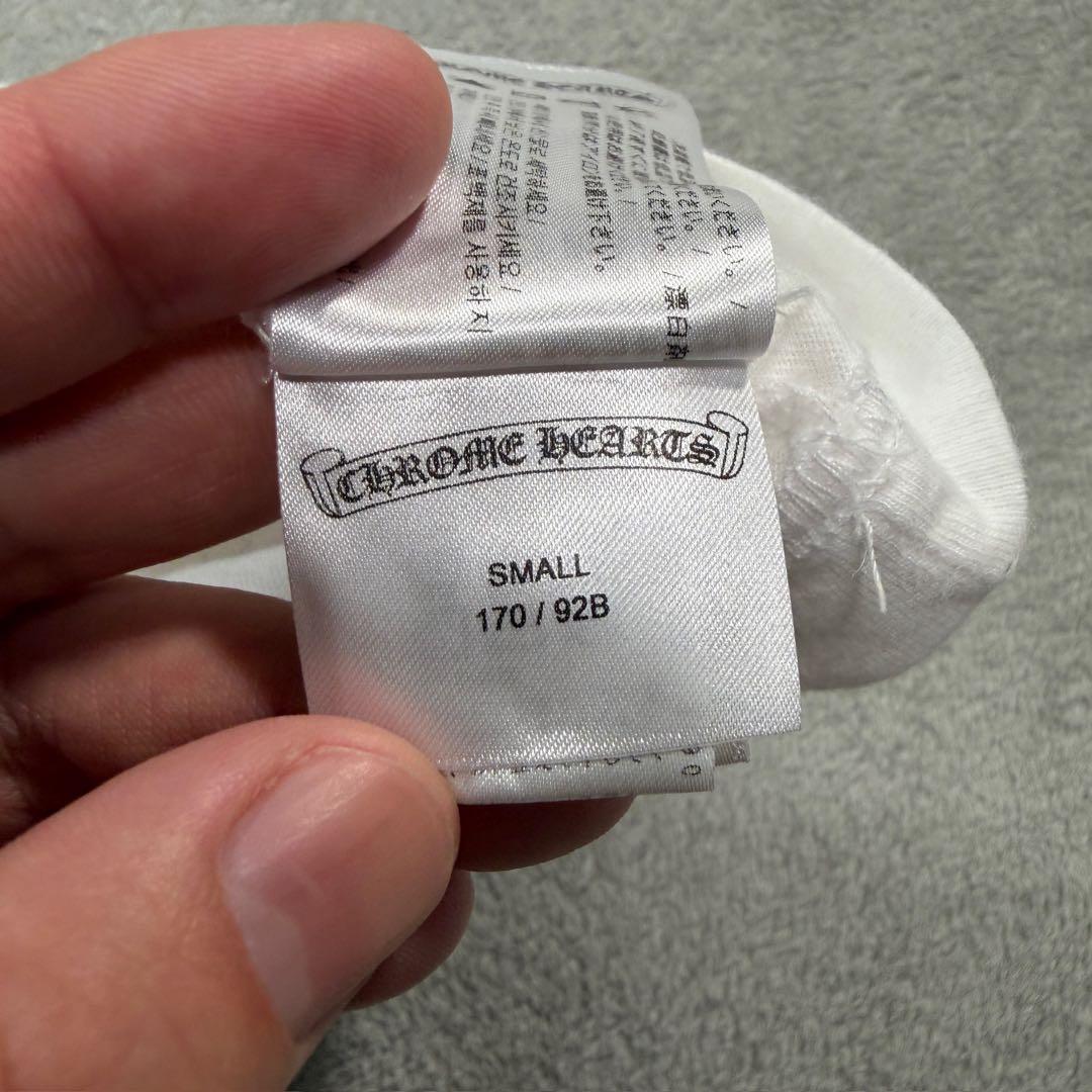 クロムハーツ　長袖Tシャツ　ロンT ホワイト　S