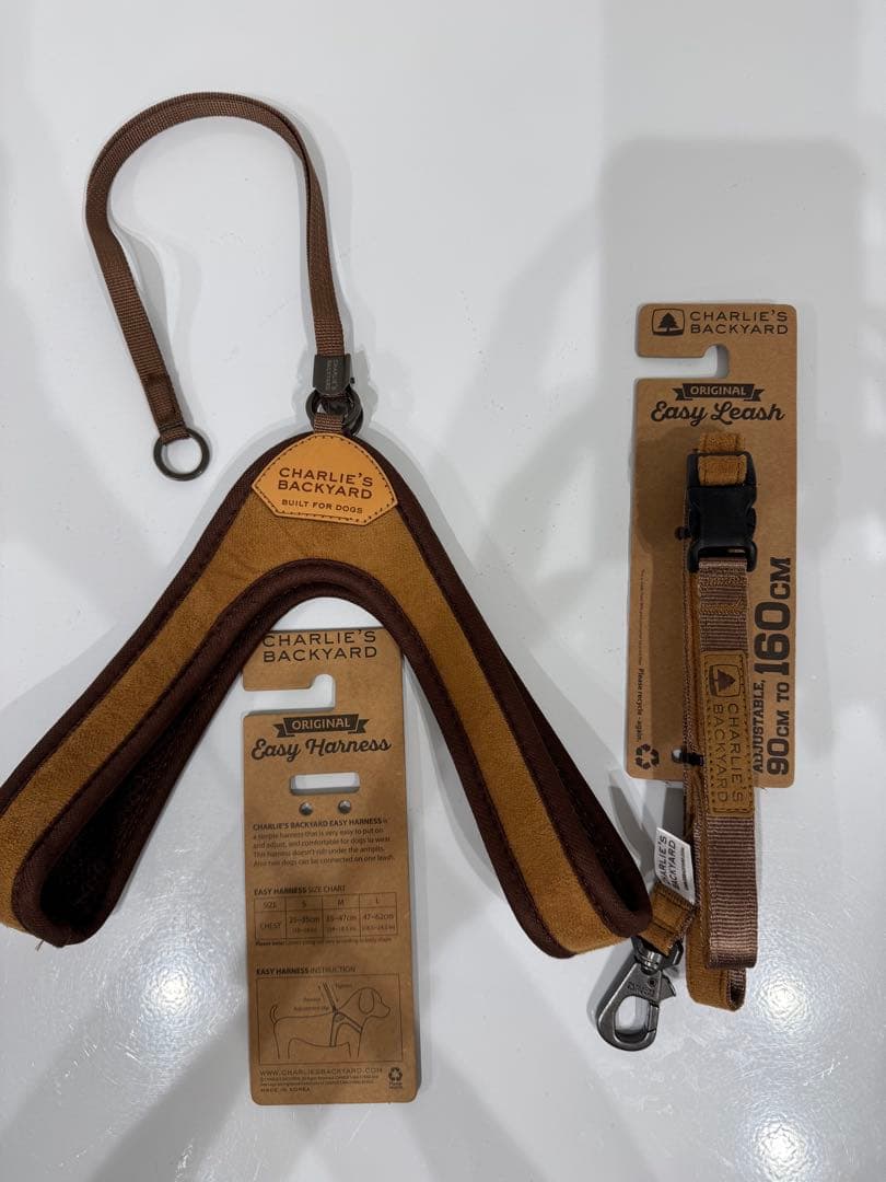 CHARLIE’S BACKYARD イージーハーネスL、イージーリーシュセット