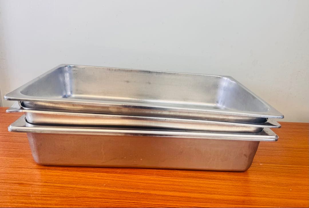 業務用 ステンレスバット 大型 4枚セット 送料込み
