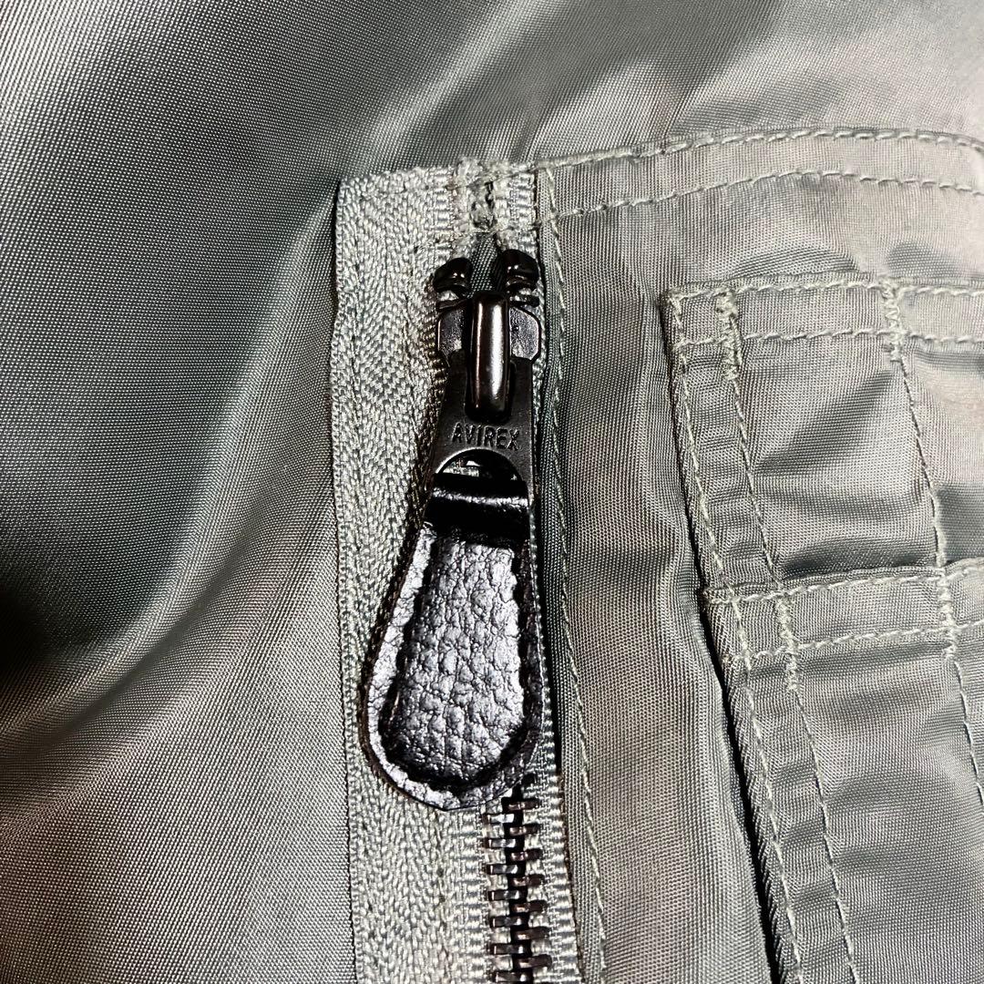 【AVIREX】 MA-1 フライトジャケット ステンシル REBUILD M