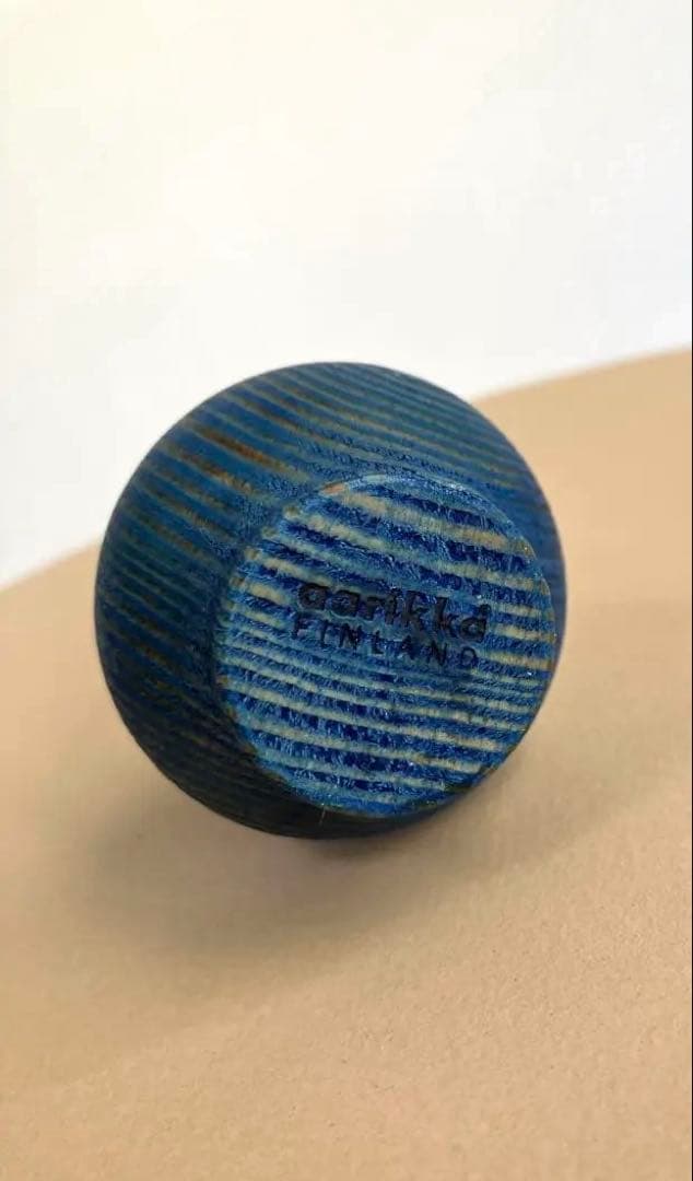 aarikka/アーリッカ　ヴィンテージ ウッド オブジェ　すずらん