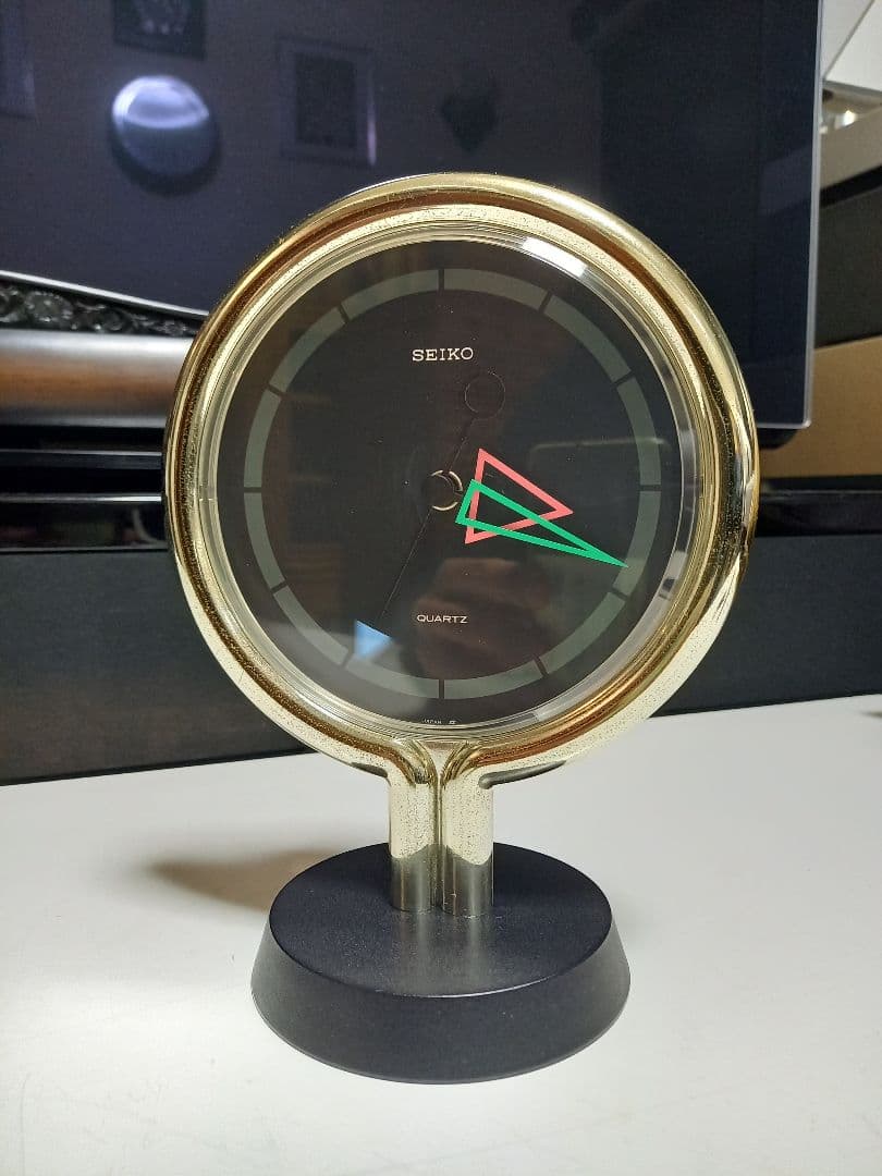 1980's　SEIKO　オールド　セイコー　ポストモダン　テーブル　クロック
