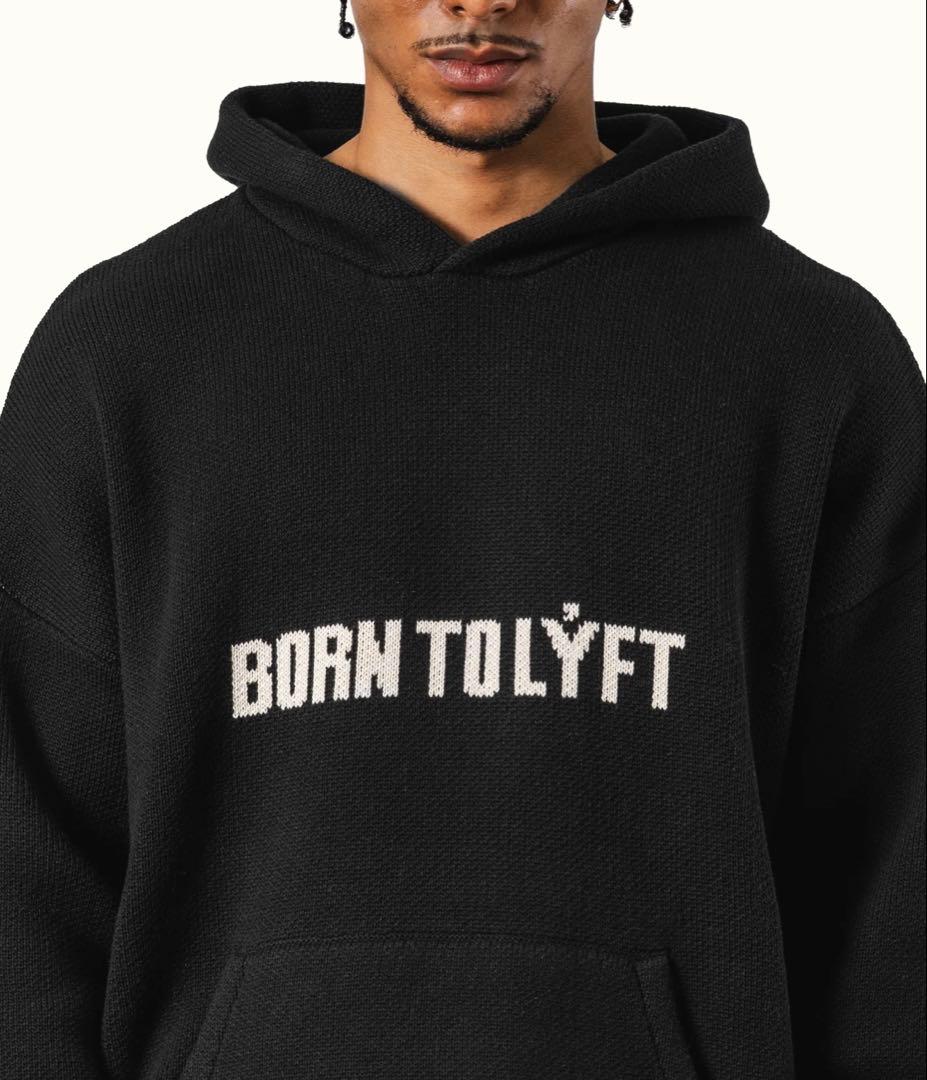 BORN TO LÝFT オーバーサイズパーカー