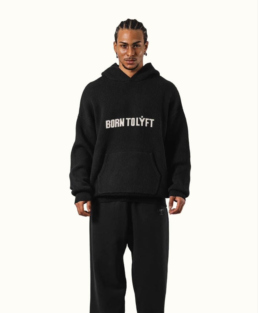 BORN TO LÝFT オーバーサイズパーカー