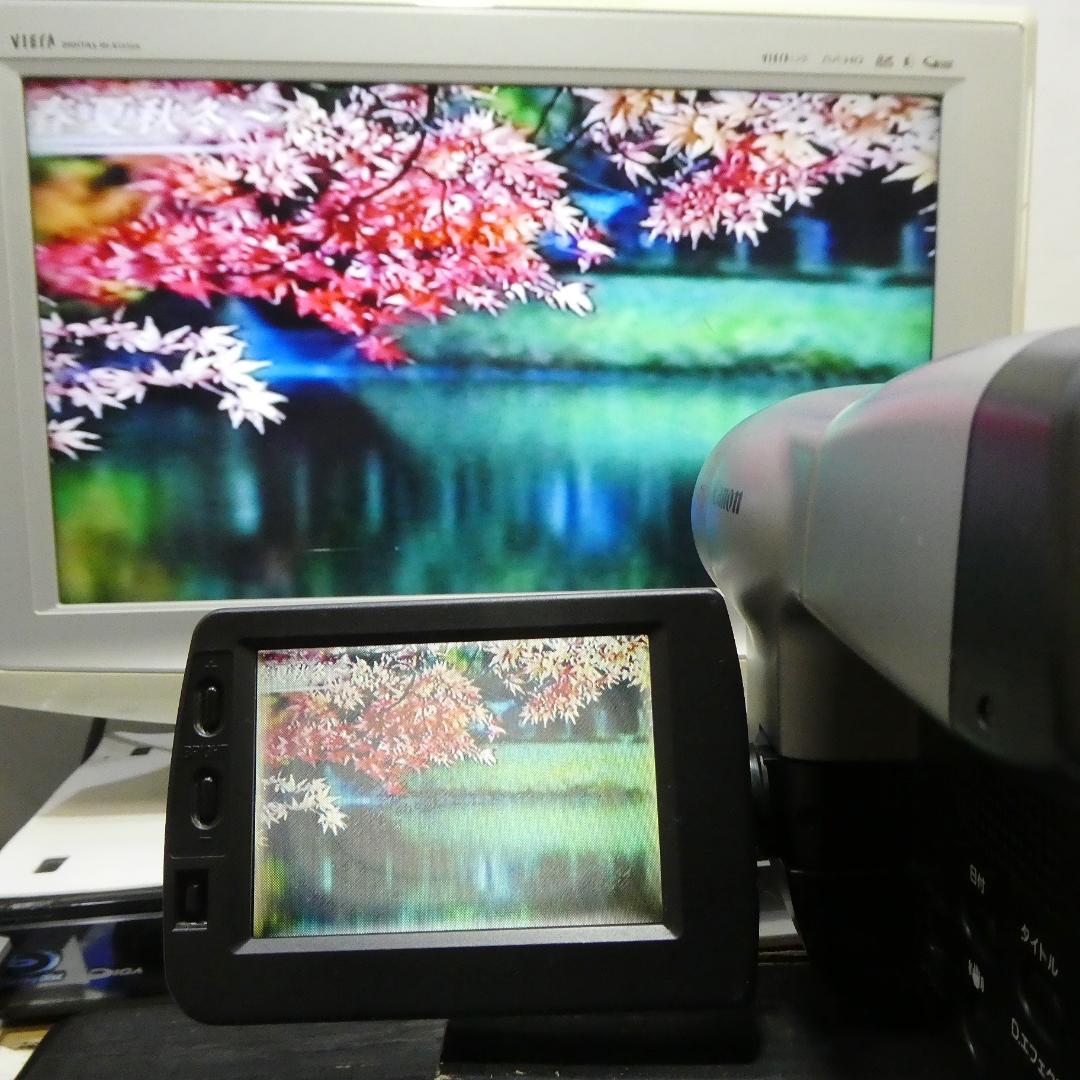 動動作良好キャノンMB-V72 VideoHi8 8ミリビデオカメラ DVD化に