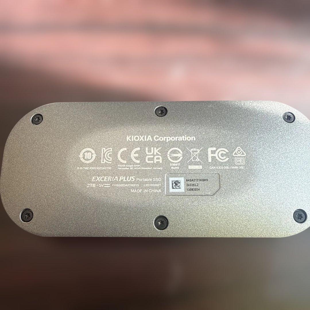 KIOXIA EXCERIA PLUS 2TB ポータブルSSD