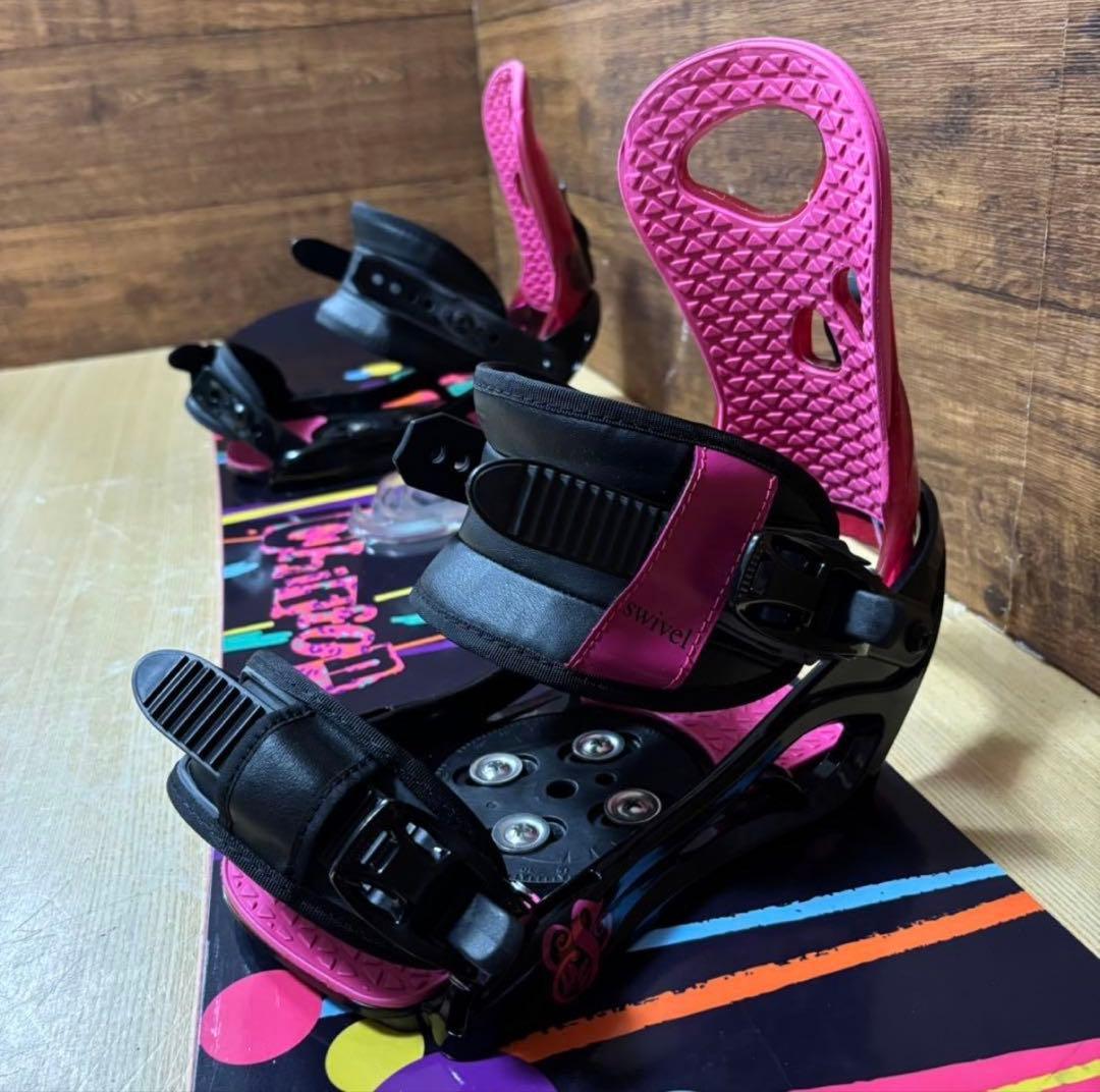 SWIVEL 初心者オススメ　レディース スノーボード 3点セット　メンテ済み