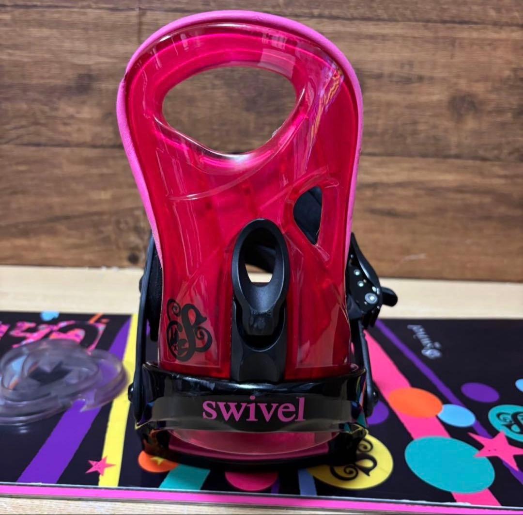 SWIVEL 初心者オススメ　レディース スノーボード 3点セット　メンテ済み