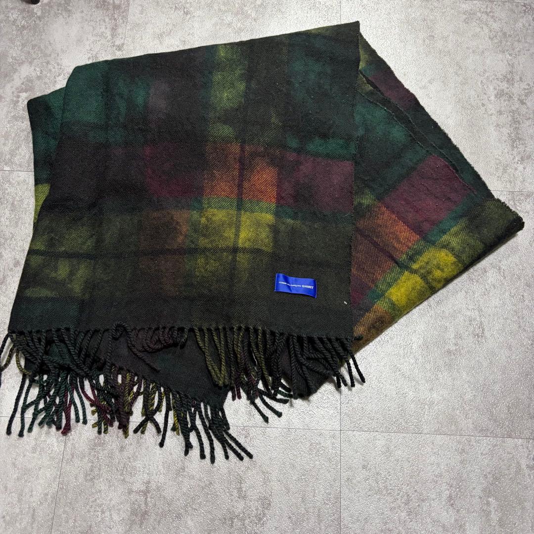 COMME des GARÇONS SHIRT コムデギャルソン 大判マフラー