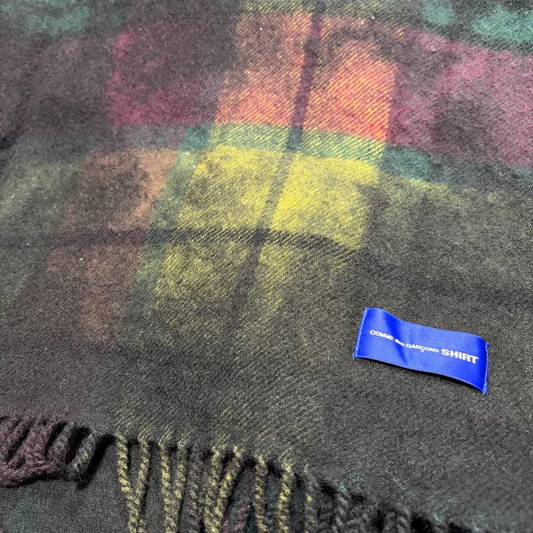 COMME des GARÇONS SHIRT コムデギャルソン 大判マフラー