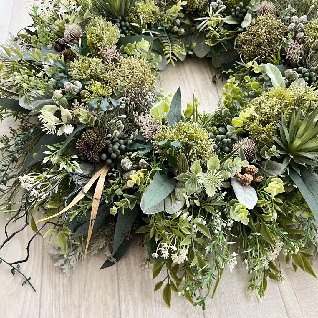 SWD様 オーダー フェイクグリーン リース O-18