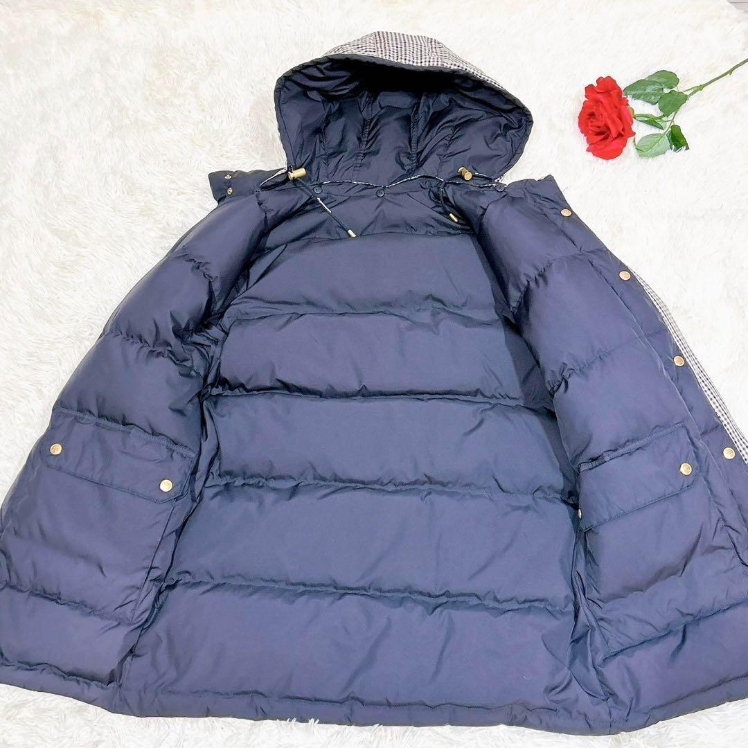 未使用級美品✨　アクアスキュータム　ダウンジャケット　リバーシブル　チェック柄