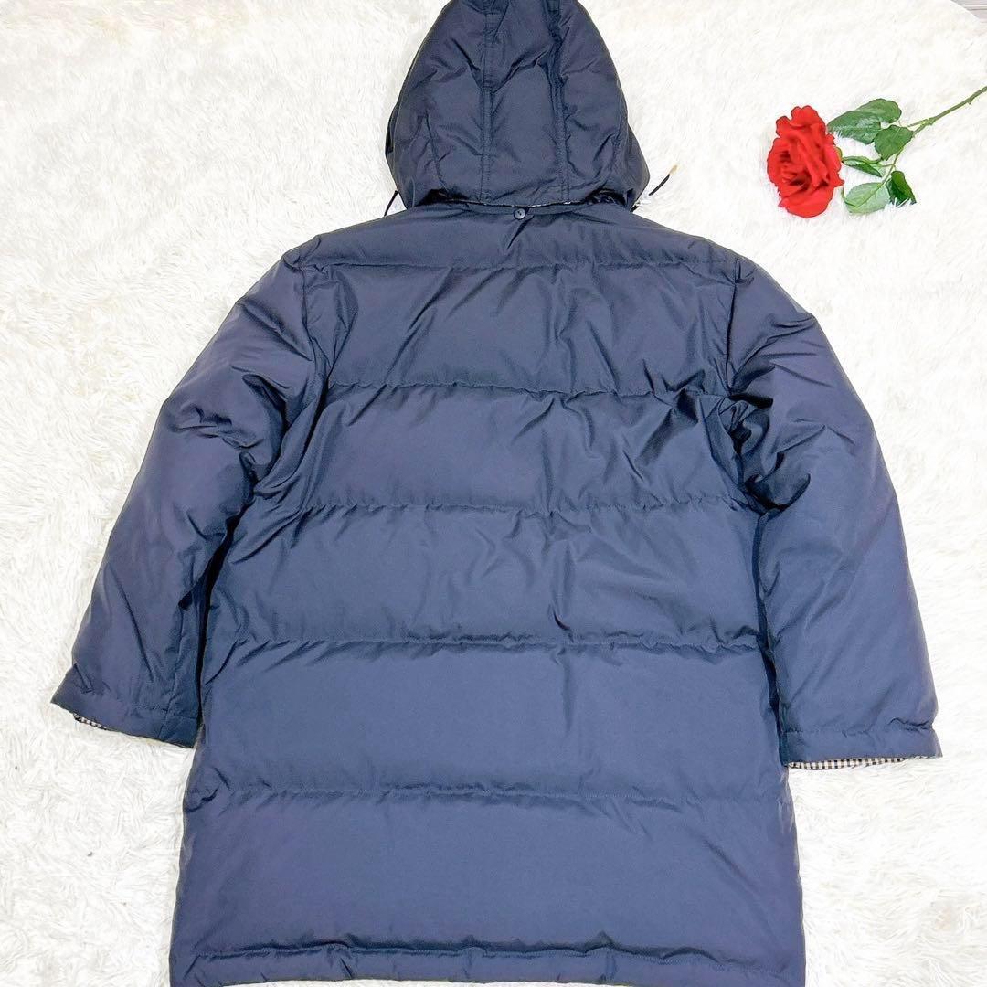 未使用級美品✨　アクアスキュータム　ダウンジャケット　リバーシブル　チェック柄