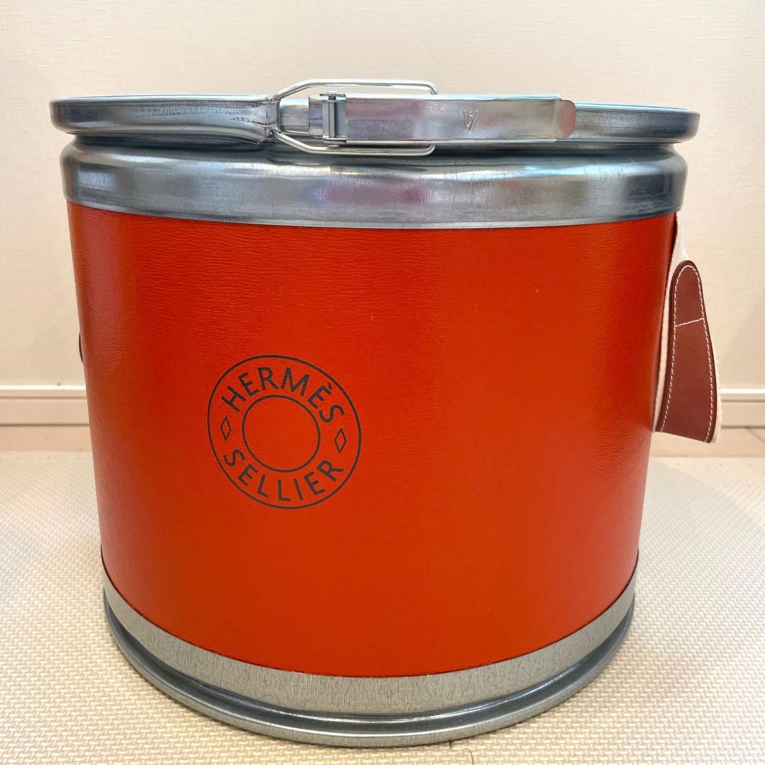 エルメス　馬具缶　サドルボックス