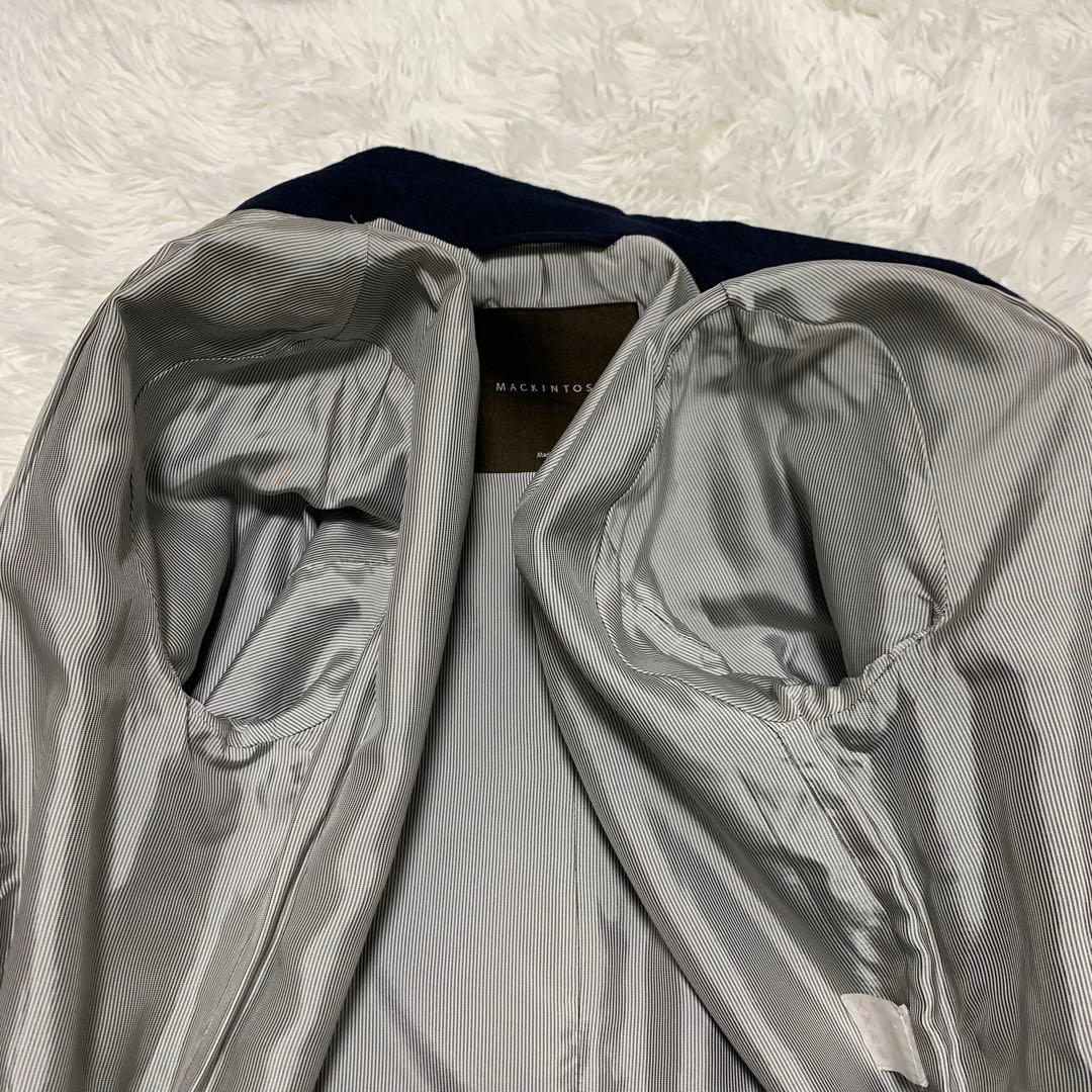 MACKINTOSH マッキントッシュ ステンカラーコート ネイビー 36