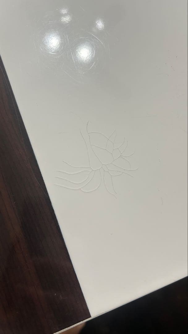 ホワイト ストライプデザイン ダイニングテーブル7点セット✅引き取り限定