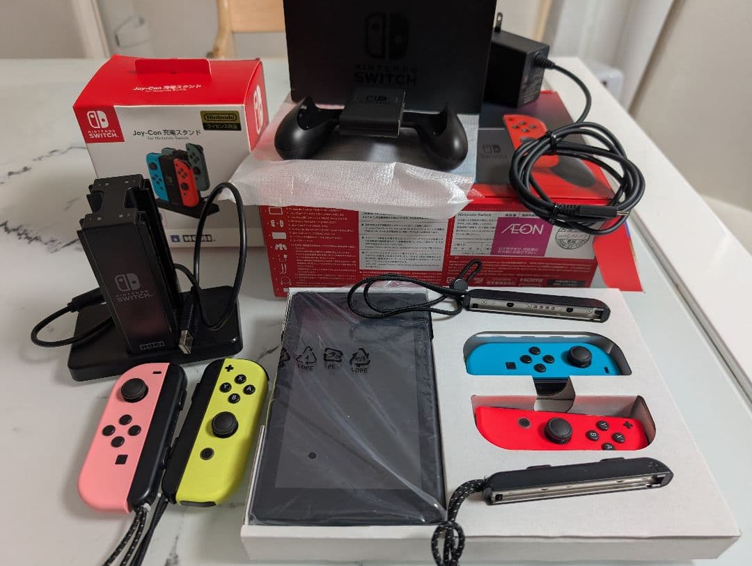 Nintendo Switch 本体 ジョイコン充電スタンド付き