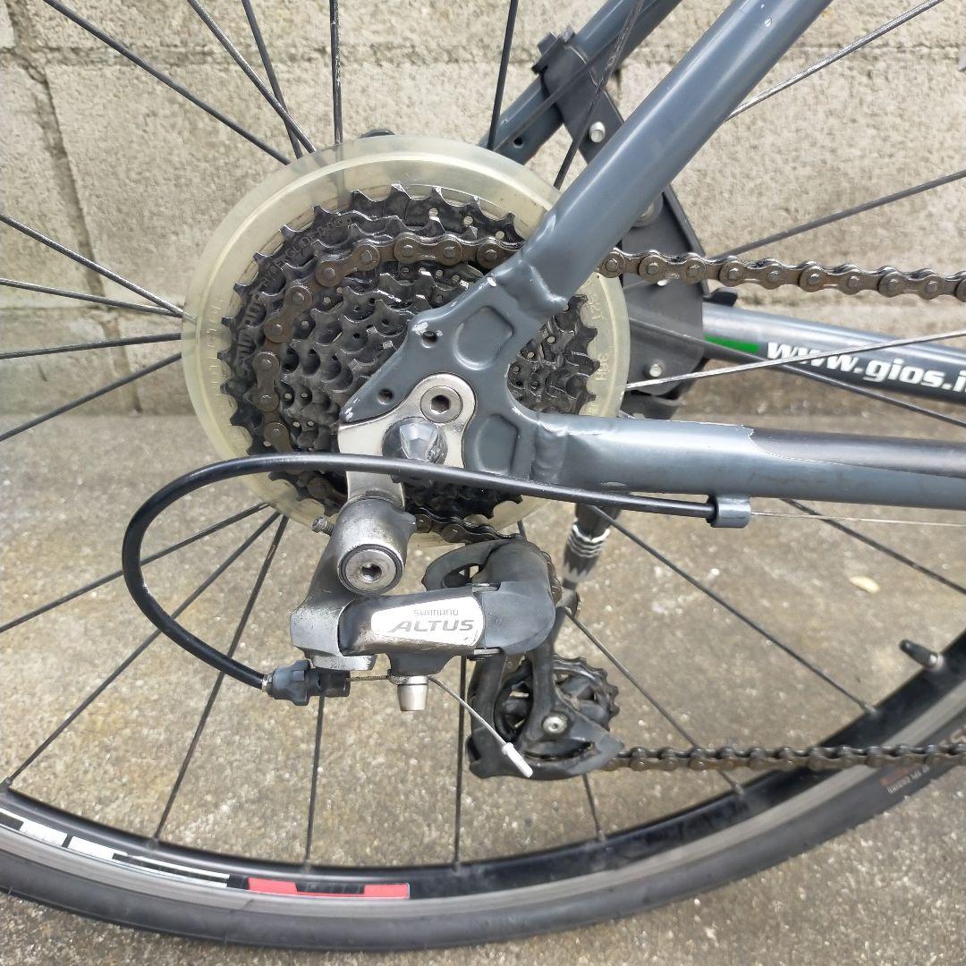 GIOS MISTRAL ジオス ミストラル グレー 前3×後8段サイズ480