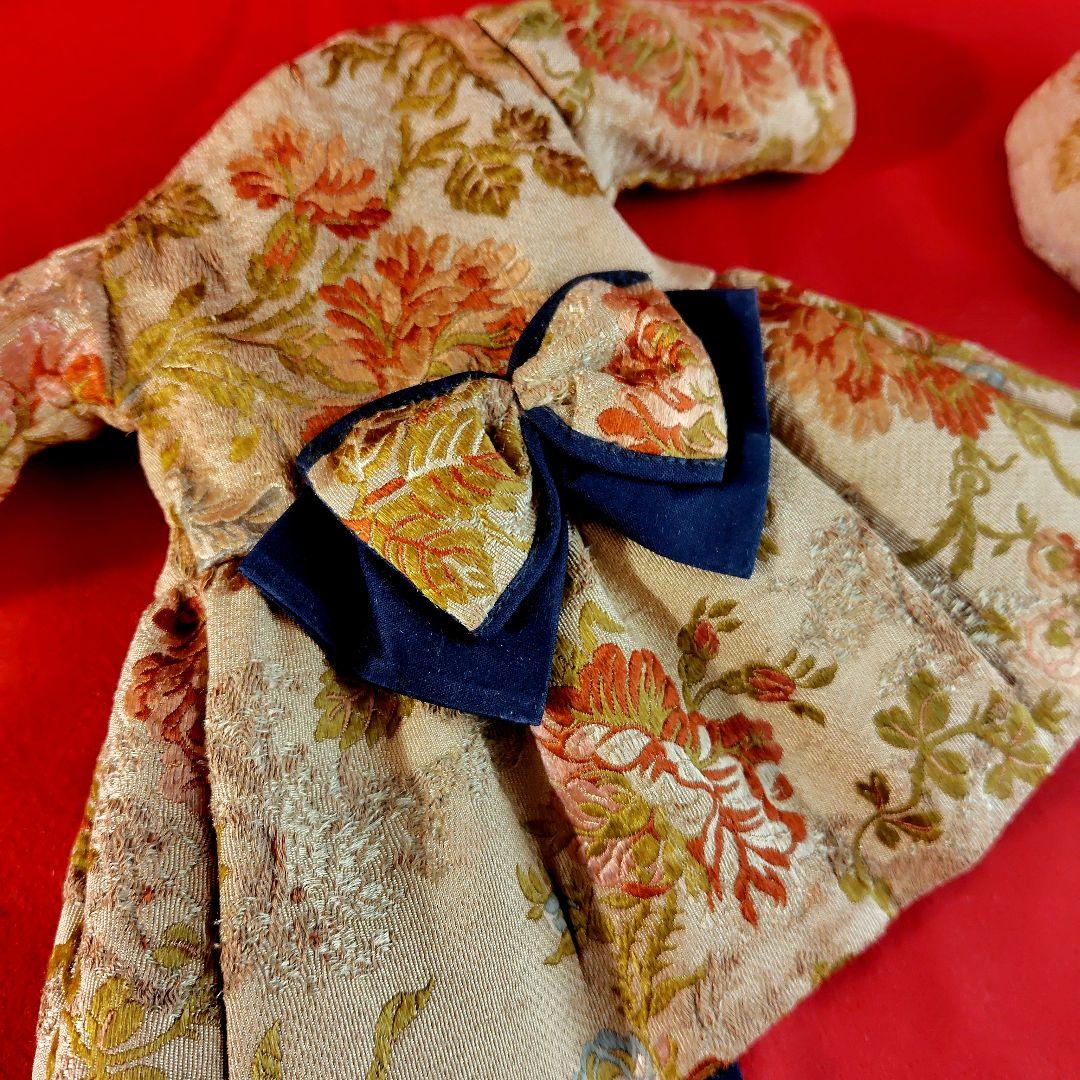 アンティークドール用コートとボネのセット