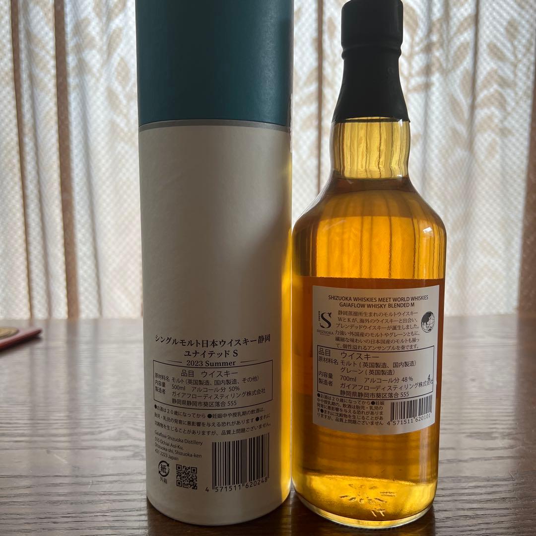ガイアフロー 静岡　ユナイテッドS ブレンデッドＭウイスキー 2本セット