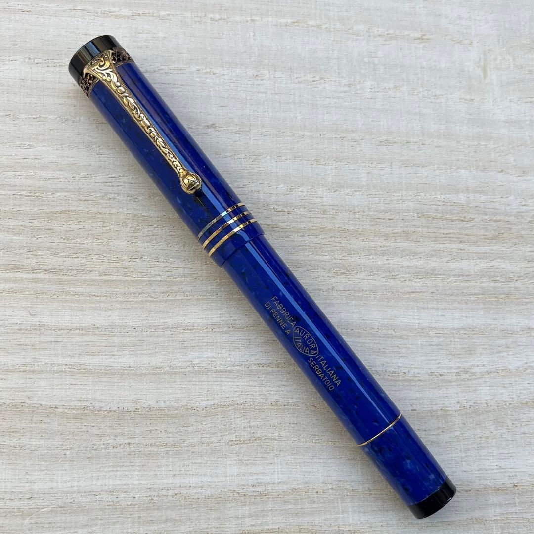 seedアウロラ セリエ・インテルナツィオナーレ ブルー 万年筆 EF