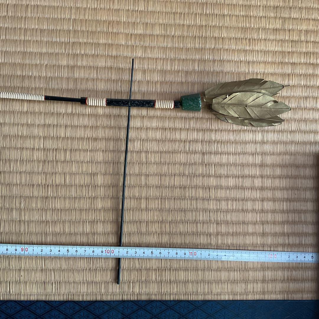 五月人形　手彫りの飾り台/正絹のぼり旗　ヴィンテージ