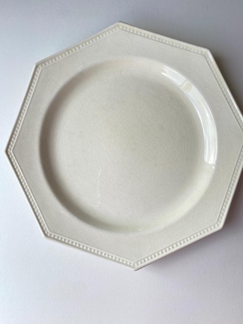 【希少】フランス アンティーク モントロー オクトゴナル ディナー皿