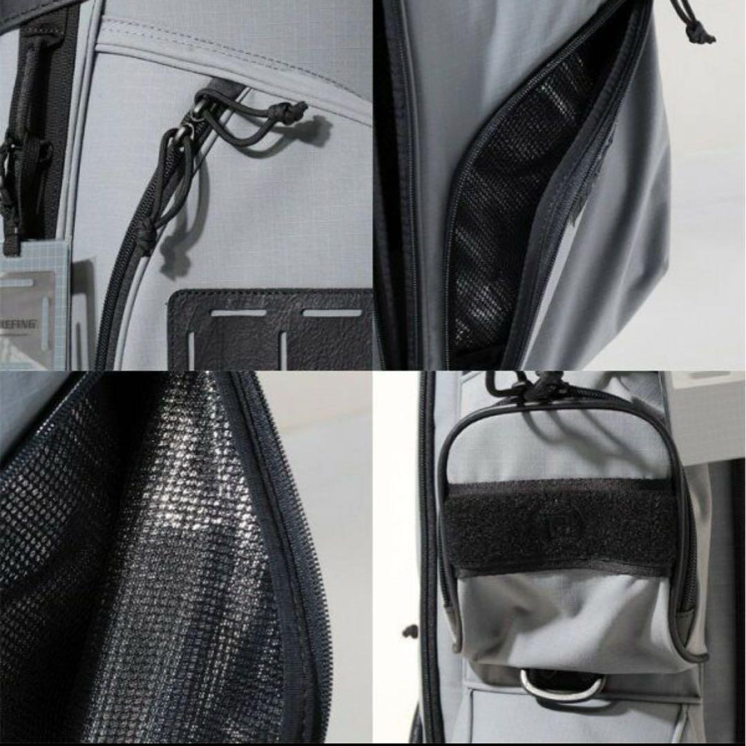 【新品・タグ付き】BRIEFING キャディバッグ グレー CR-9 人気カラー