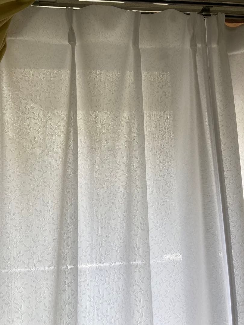 ACTUS アクタス　ダークブラウン　ドレープカーテン レースカーテン　計４枚