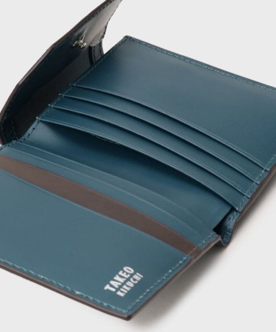 タケオキクチ　財布　NEW レザーリップルシリーズ　コンパクトウォレット