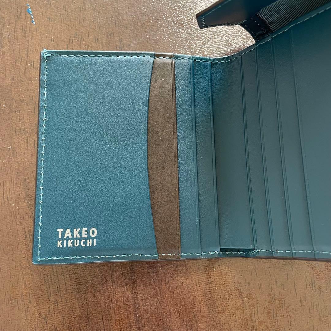 タケオキクチ　財布　NEW レザーリップルシリーズ　コンパクトウォレット