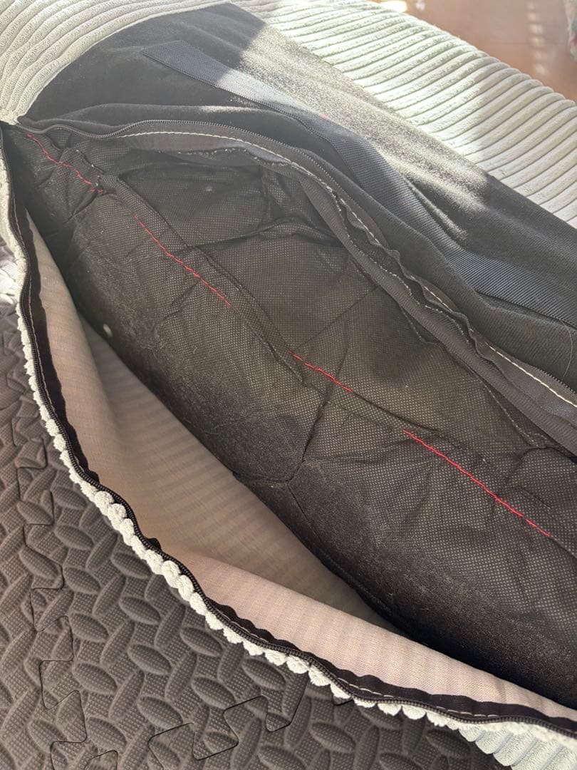 西海岸、北欧、南国、ハワイ系2人、3人掛けコーデュロイソファ希少水色　定価12万