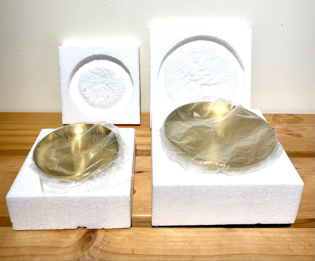 リセノインテリア fog linen work ブラス ケーキスタンド 小物入れ