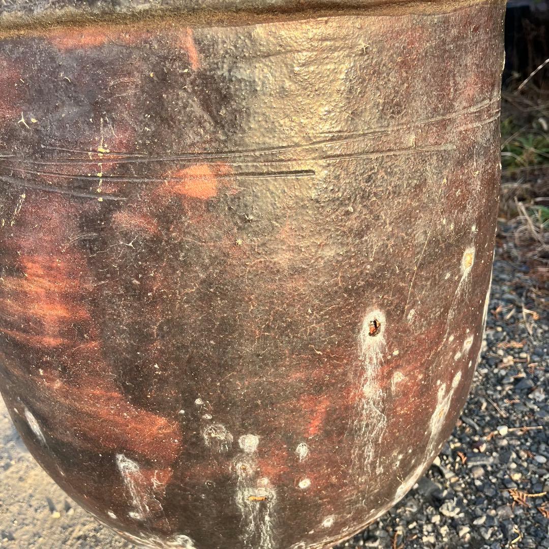 ヴィンテージ　大壺　大甕　高さ60cm