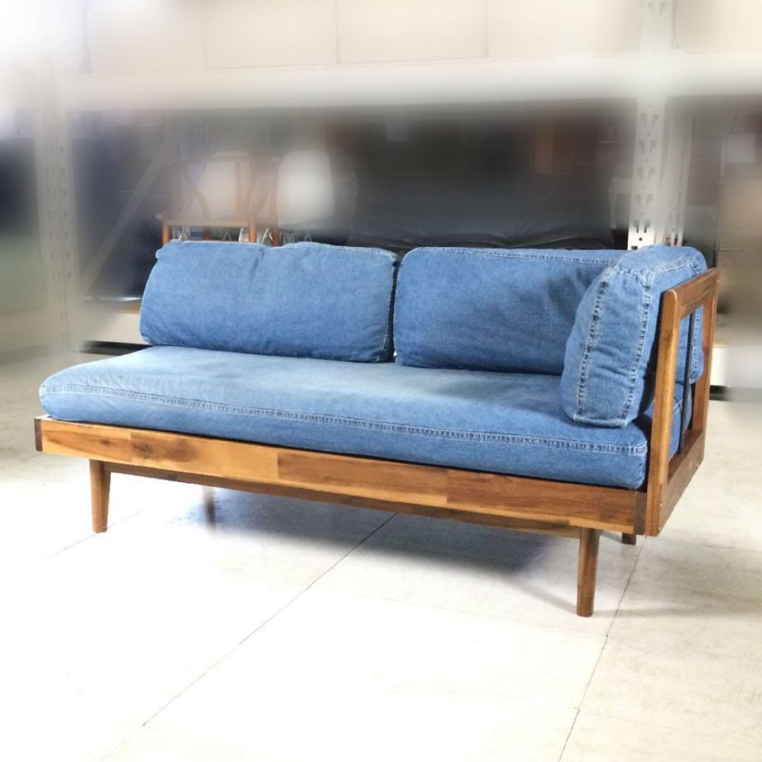 unico ウニコ SWELLA スウェラ ベンチアームソファ　デニム