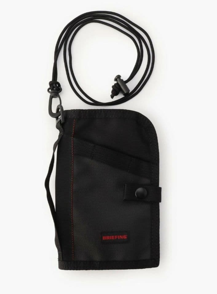 BRIEFING ブラック パスポートケース