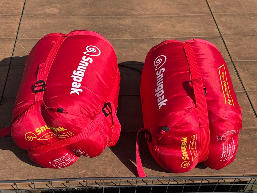 Snugpak 冬用寝袋×2