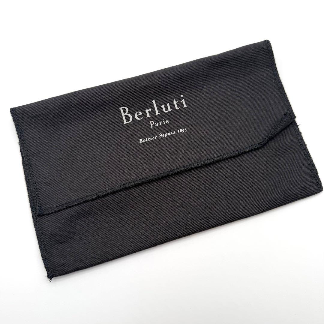 ベルルッティ サンタル カリグラフィ スクリット レザー 長財布 二つ折り 本革