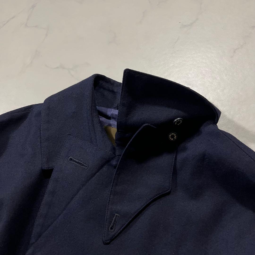 美品 マッキントッシュ ロロピアーナ ウール ダブル トレンチコート 42 XL