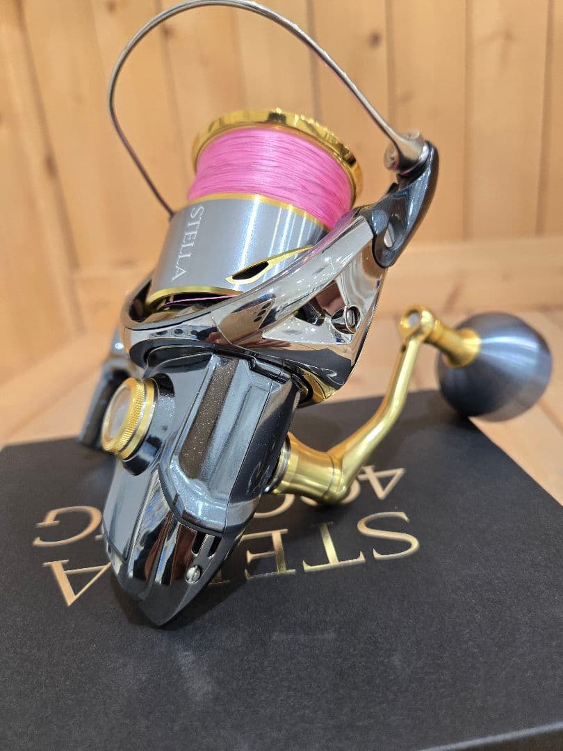 【極美品☆】14'ステラ4000HGパワーハンドルノブ ☆スペアススプール