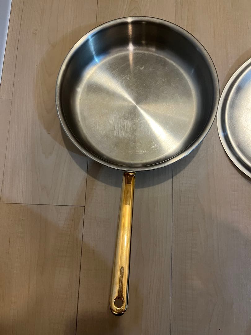 【希少/持ち手ゴールド】Spring スプリング　フライパン