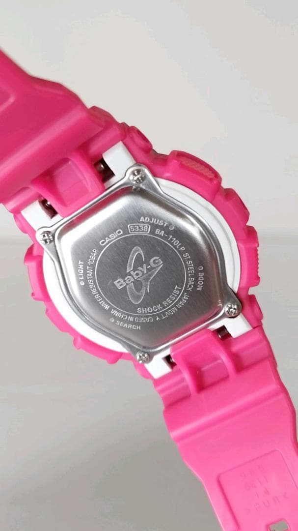 CASIO BABY-G BA‑110LP‑4AJF 腕時計 ピンク レオパード