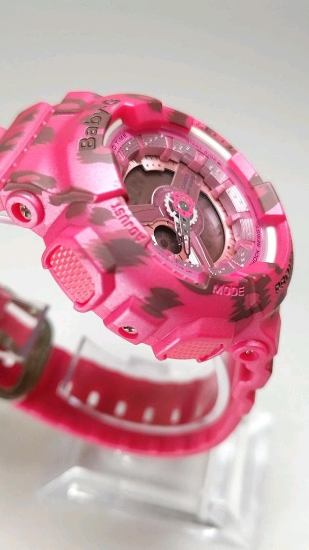 CASIO BABY-G BA‑110LP‑4AJF 腕時計 ピンク レオパード