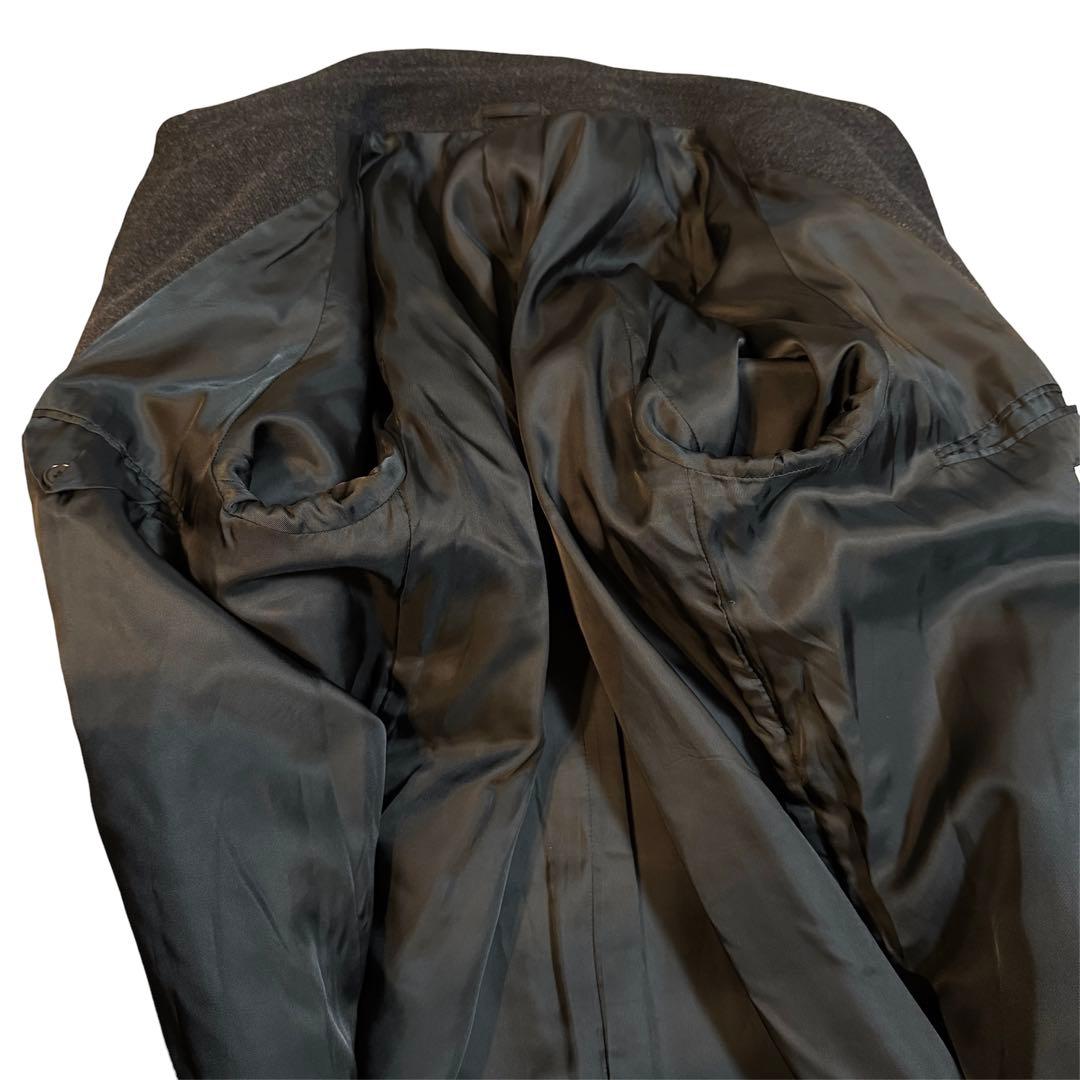 Paul Smith ポールスミス チェスターコート M モヘヤ混 ダークグレー