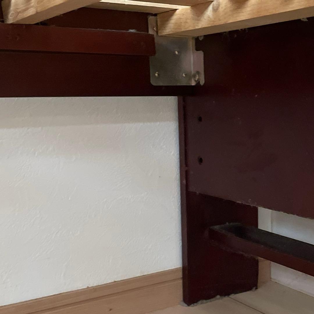 シングルベッド すのこベッド 長さ短め 木目調 高さ調整可能100V2口付き